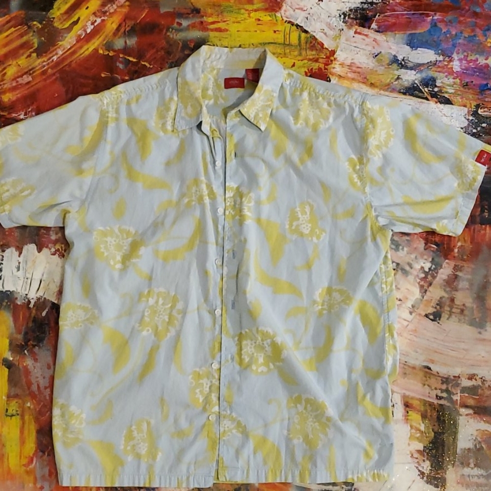 Mussimo Floral print button up